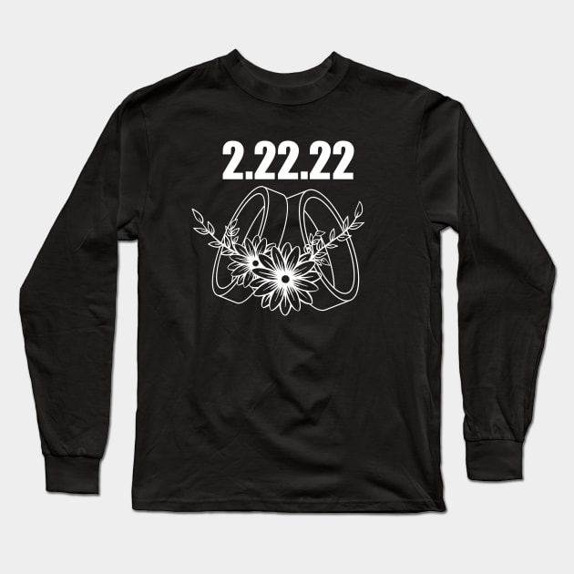 Twosday 2022 - Marriage tee Wedding on Twosday Long Sleeve T-Shirt by alcoshirts